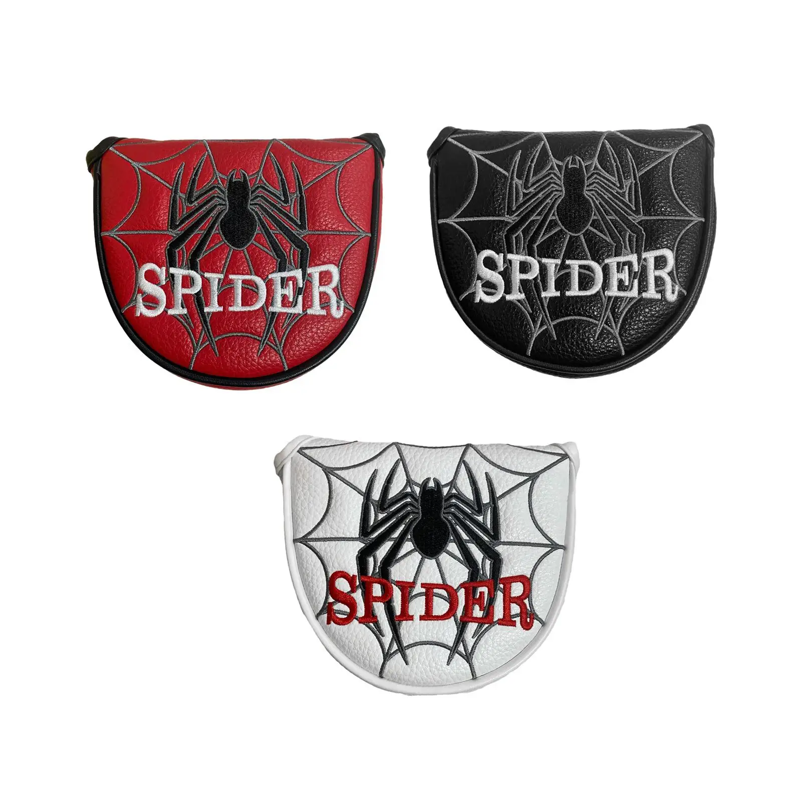 

Golf Mallet Putter Head Cover Plush Lining Head Protection Golfer Equipment