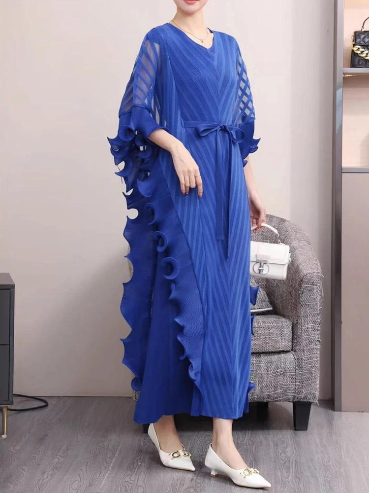 GVUW Нишевый дизайн Длинные платья для женщин Вечерняя вечеринка сращенный гриб с