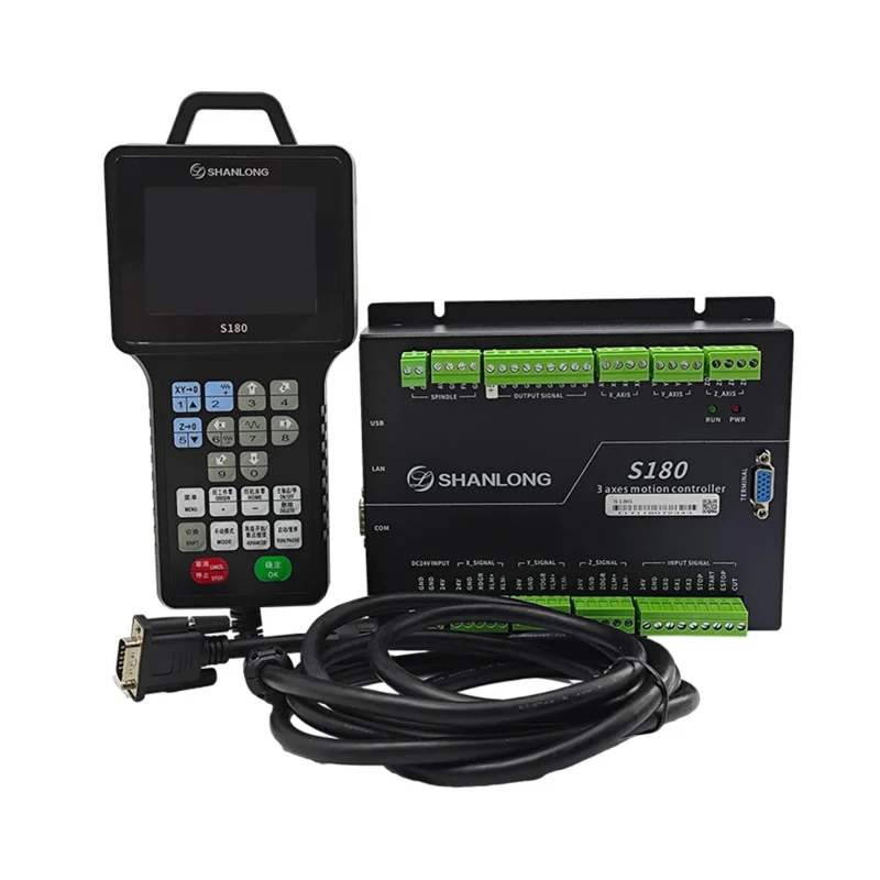 S180 Трехосевой гравировальный станок DSP Автономная ручная система управления