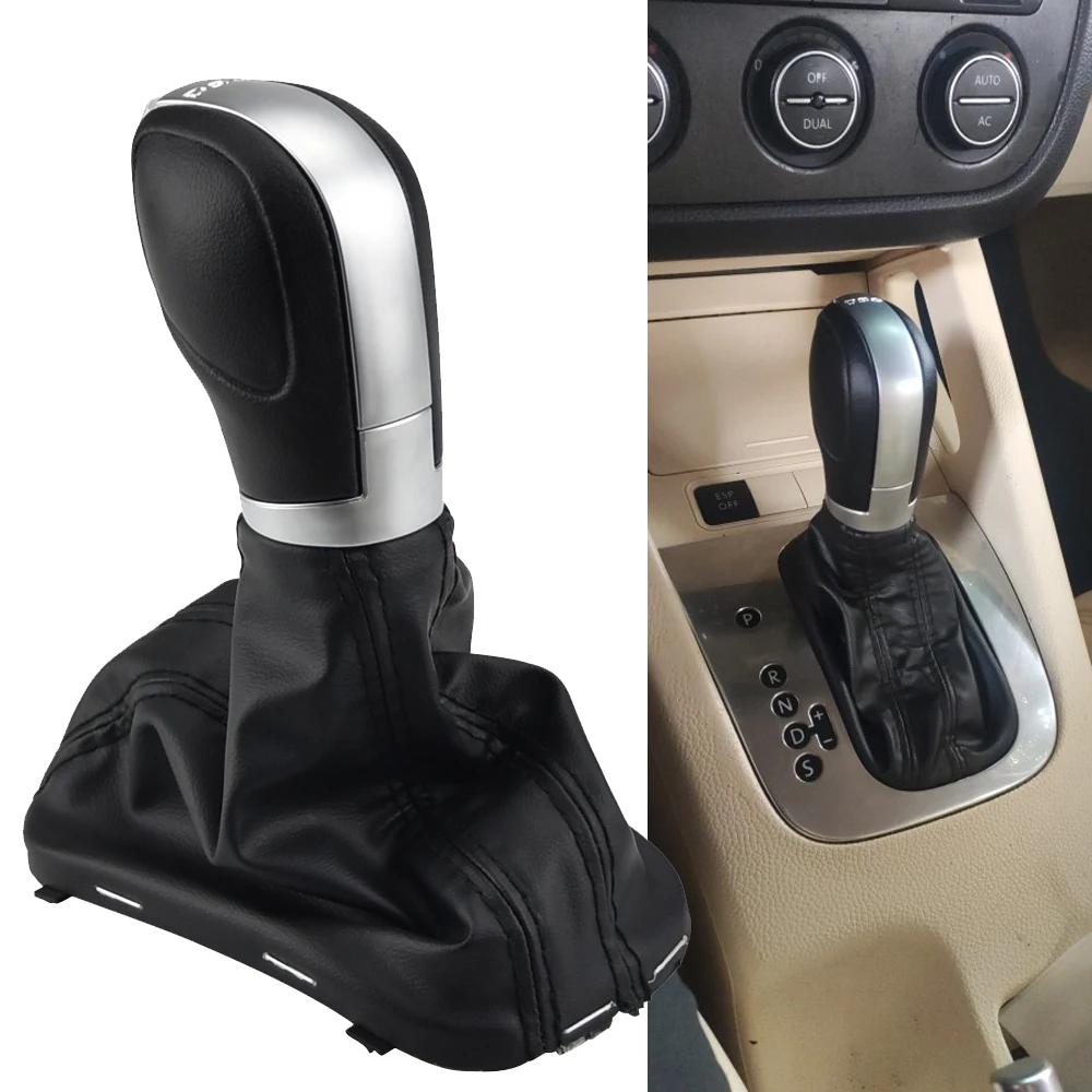 

Car Leather GEAR Shift Knob Shift Knobs For VW Golf 6 Jetta MK6 EOS Passat B7 CC For Sharan 7N from 2010 Seat