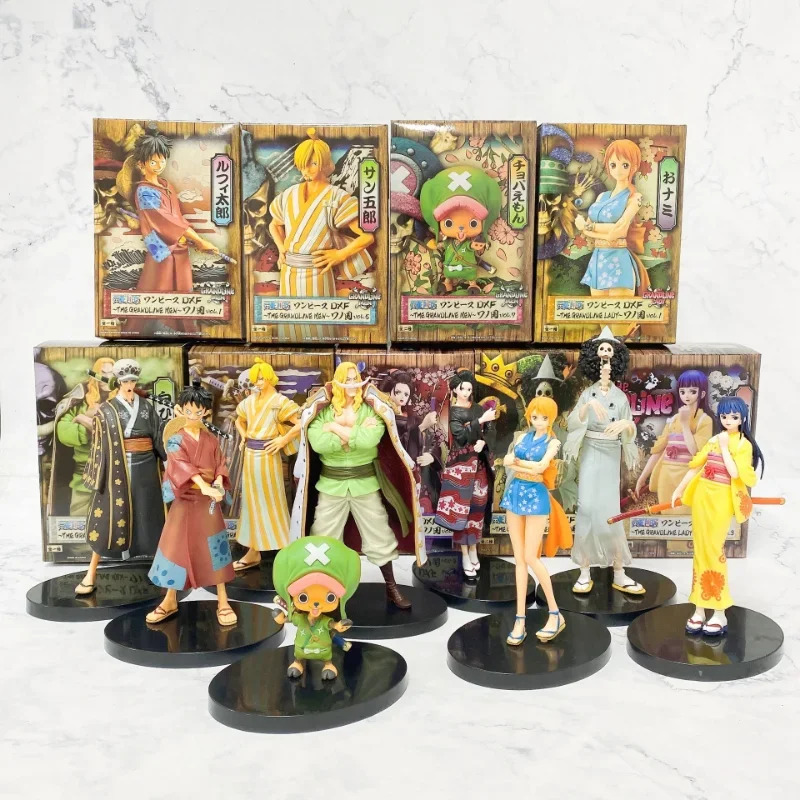 Фигурка-кимоно DXF Брук-закон Luffy Zoro Sanji Nami Robin Usopp крутая стоящая аниме модель из ПВХ