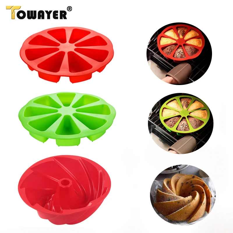 

8 ячеек, стандартная оранжевая форма, прочная домашняя кухонная тарелка для пиццы, жаростойкая антипригарная форма для хлеба и печенья, форм...