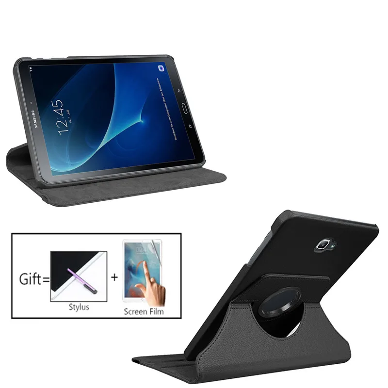 

360 Rotating Case For Samsung Galaxy Tab A 10.1 2019 T510 SM-T515 S5E 10.5 T720 T590 T580 T560 T290 S6 Lite 10.4 P610 Case Cover