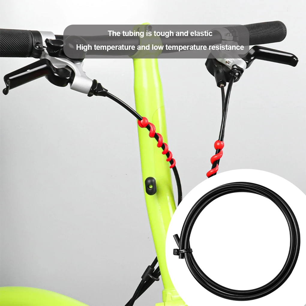 

Oil Pipe Tough Elastic Braided Brake Line Nylon Coating Lightweight PBT Inner Tube Wide Application Bicycle Accessories