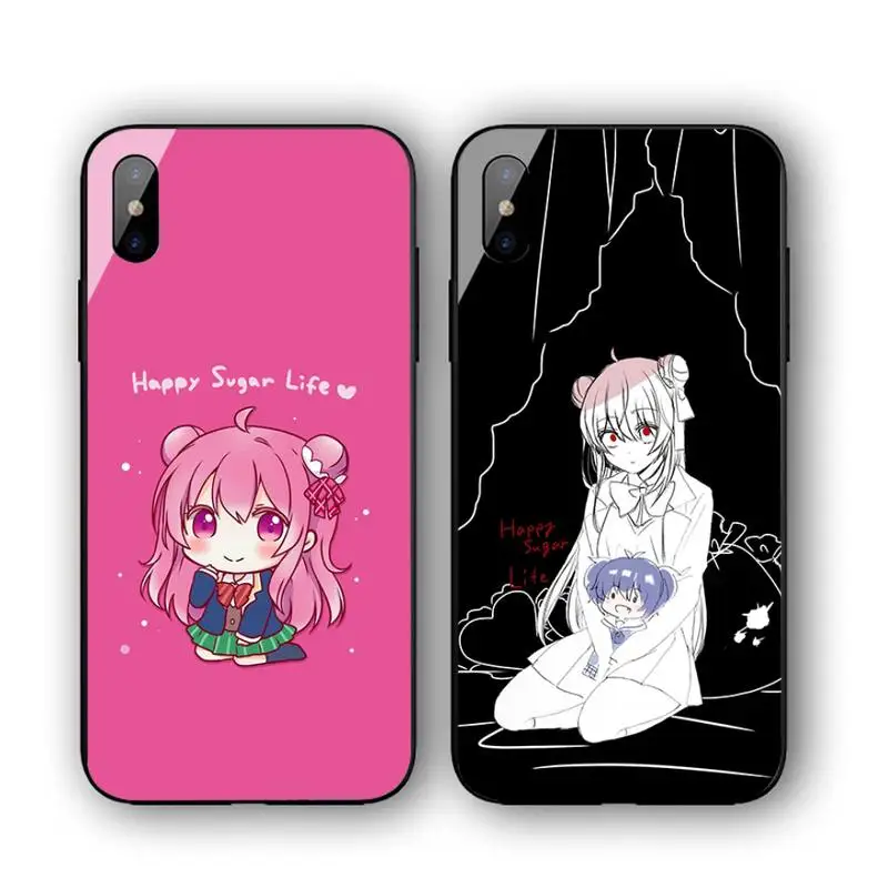 

Happy Sugar Life Phone Case For Iphone 11 12 13 14 Pro Max 7 8 Plus X Xr Xs Max Se2020 Tempered Glass Cove