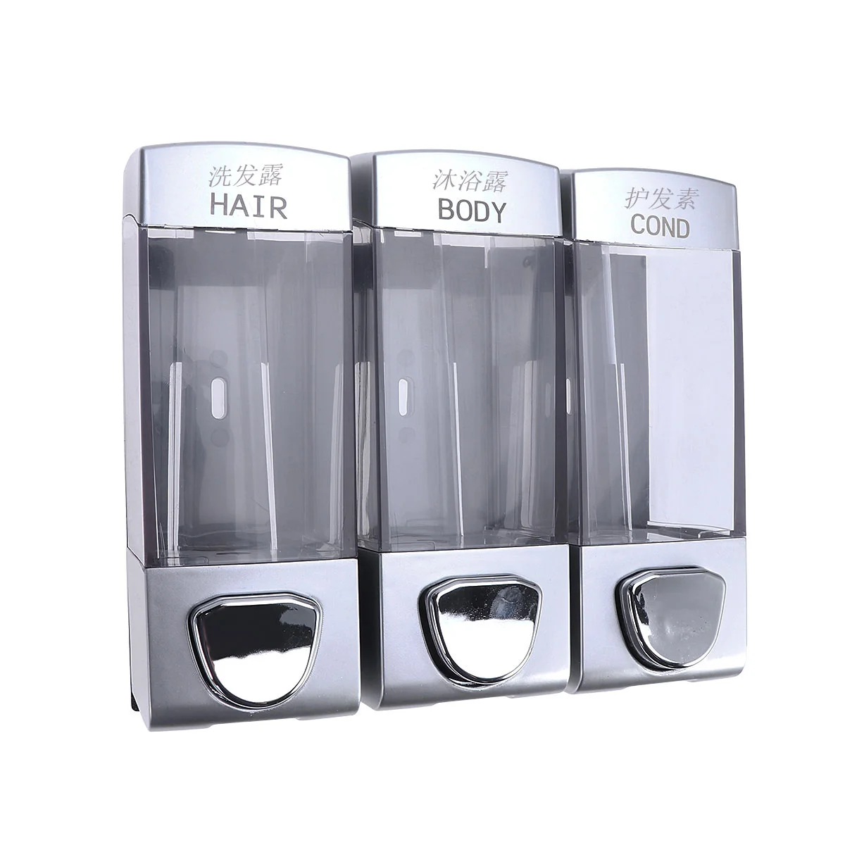 

Dispenser Soap Bottle Pump Shower Chamber Shampoo Mount Lotion Hand Bottles Travel Conditioner Wall Bathroom 3