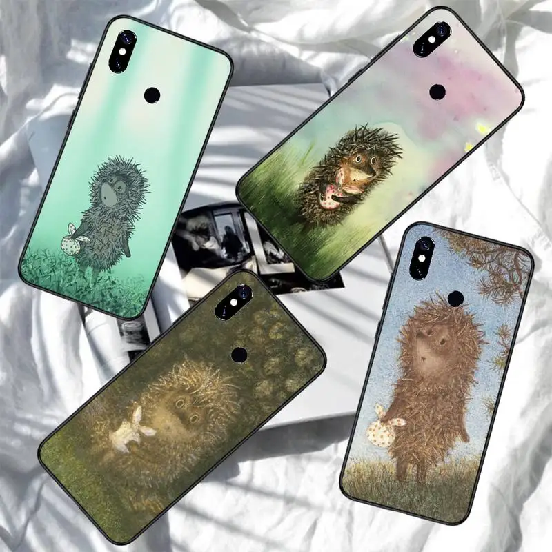 

Hedgehog in the Fog cute cartoon Phone Case For Xiaomi Redmi note 7 8 9 11 i t s 10 A poco f3 x3 pro lite funda shell coque