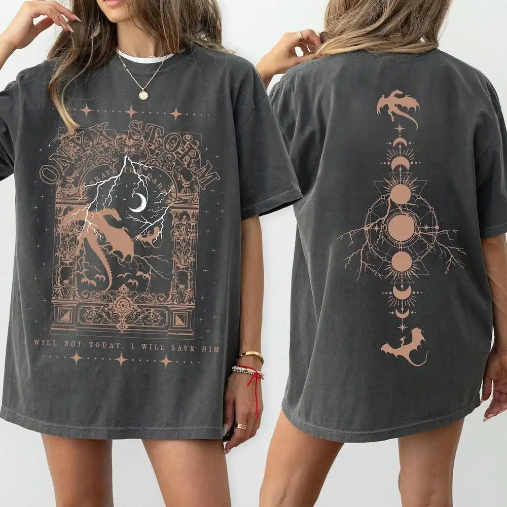 Футболка Xaddy Fourth Wing Merch Dark Academy