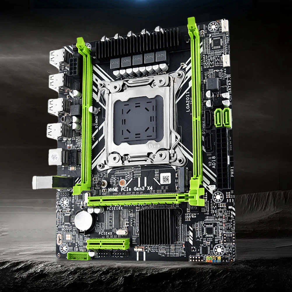 

Dual Channel X79D 2.0 Gaming Motherboard with M.2/USB2.0/PCI-E 4X 16X Interface DDR3 Memory 64G PC Server Motherboard SATA3.0 E5