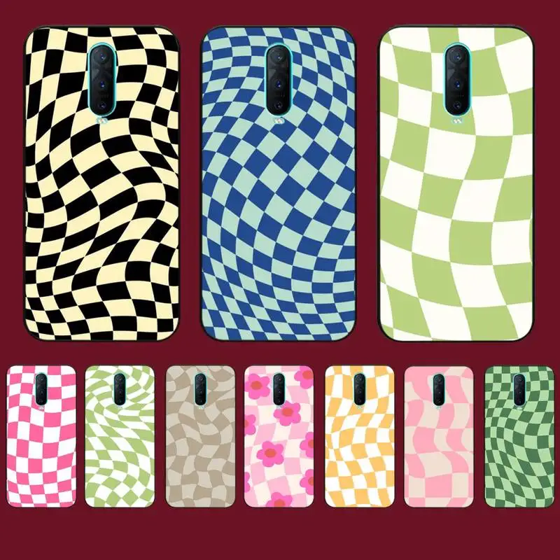 

Crazy Checkers Phone Case for Vivo Y91C Y11 17 19 17 67 81 Oppo A9 2020 Realme c3