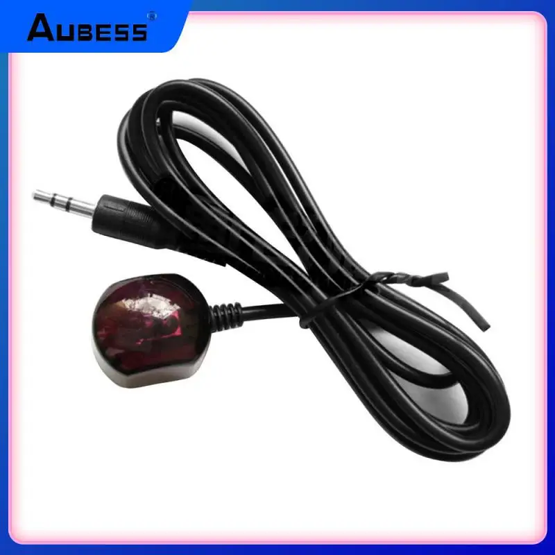 

38 Khz Ir Infrared Remote Control Receiver Sensitive Cable Receiver Transmitter For Tv Set-top Box Single Pulse Black 3.5mm
