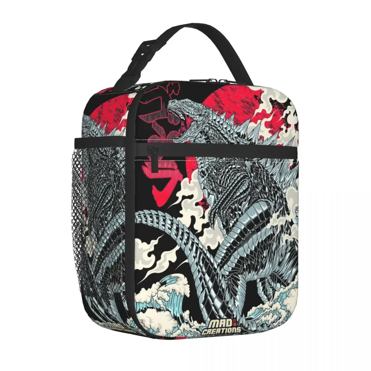 Godzillaed теплоизолированная сумка для ланча пикника Kaiju Портативная пищевых