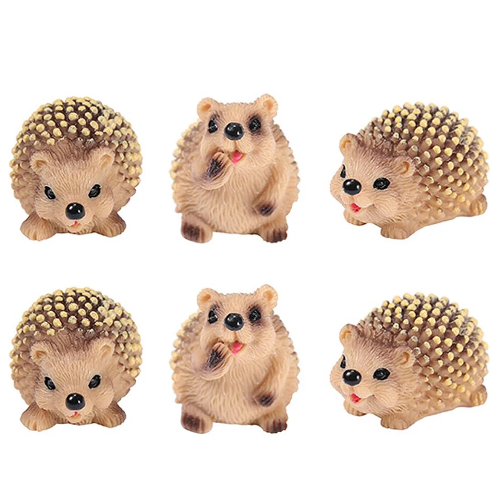 

Миниатюрные фигурки ежей из смолы