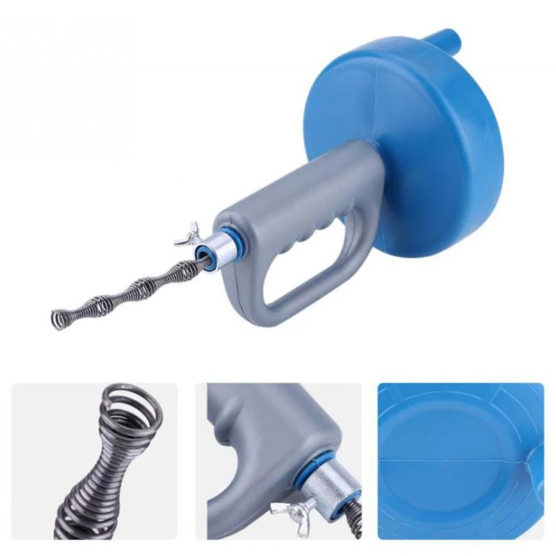 Ручной инструмент для прочистки труб и очистки канализации в туалете, раковине и ванных комнатах в доме, отеле.