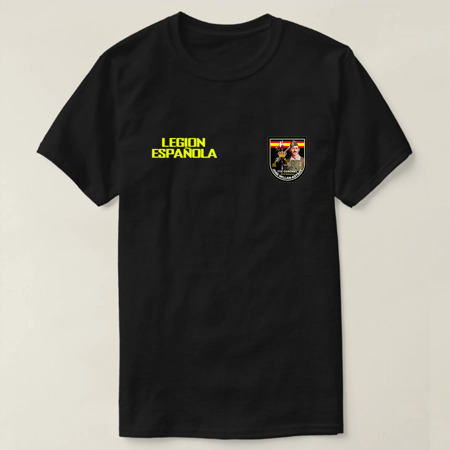 Футболка Millan Astray Founder of Spanish Legion новая летняя повседневная мужская футболка из 100%