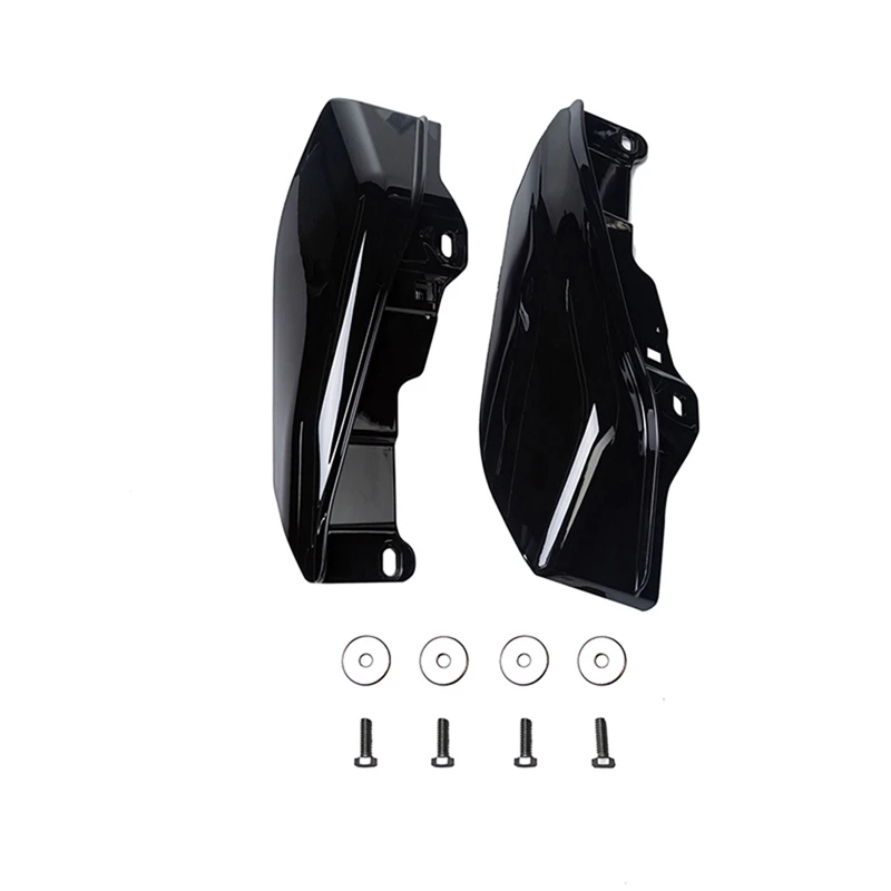 Мотоциклетный глянцевый черный воздушный дефлектор средней рамы теплозащитный