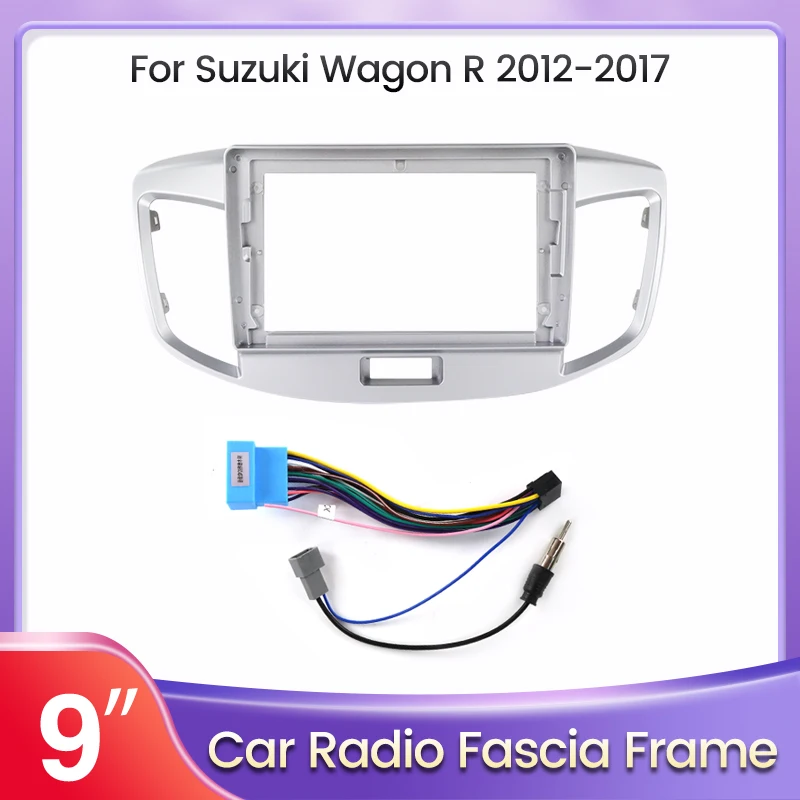 

Car Multimedia Frame Car Radio Audio Dashboard Panel Adapter 9" Fascias For Suzuki Wagon R 2012 2013 2014 2015 2016 2017