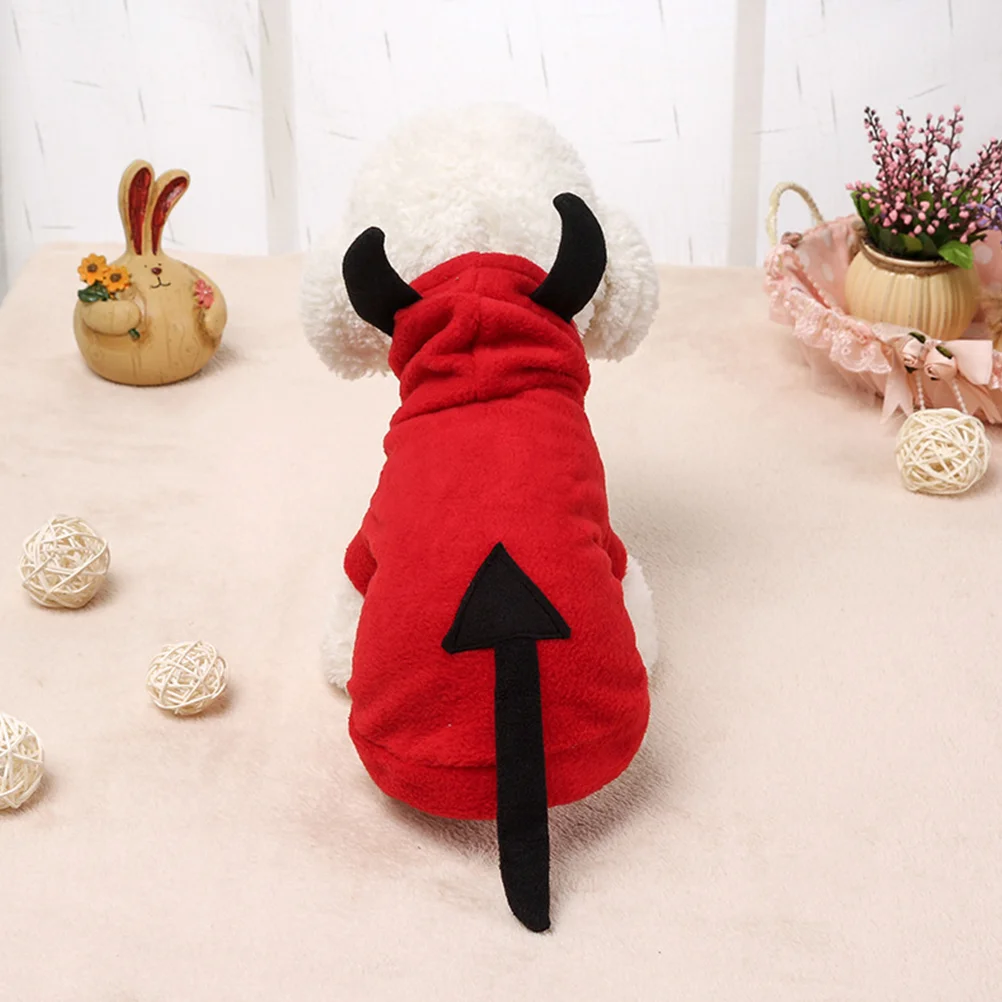 

Petdog Clothes Costume Outfit Supplies Cosplay Red Dressapparelcat Fleece Casual Outfitscloth Puppy