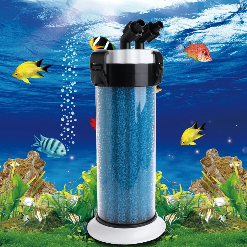 

Hang on Aquarium Canister Filter External Ultra-quiet Filter Bucket Universal Biological Filtration Bucket Barrel