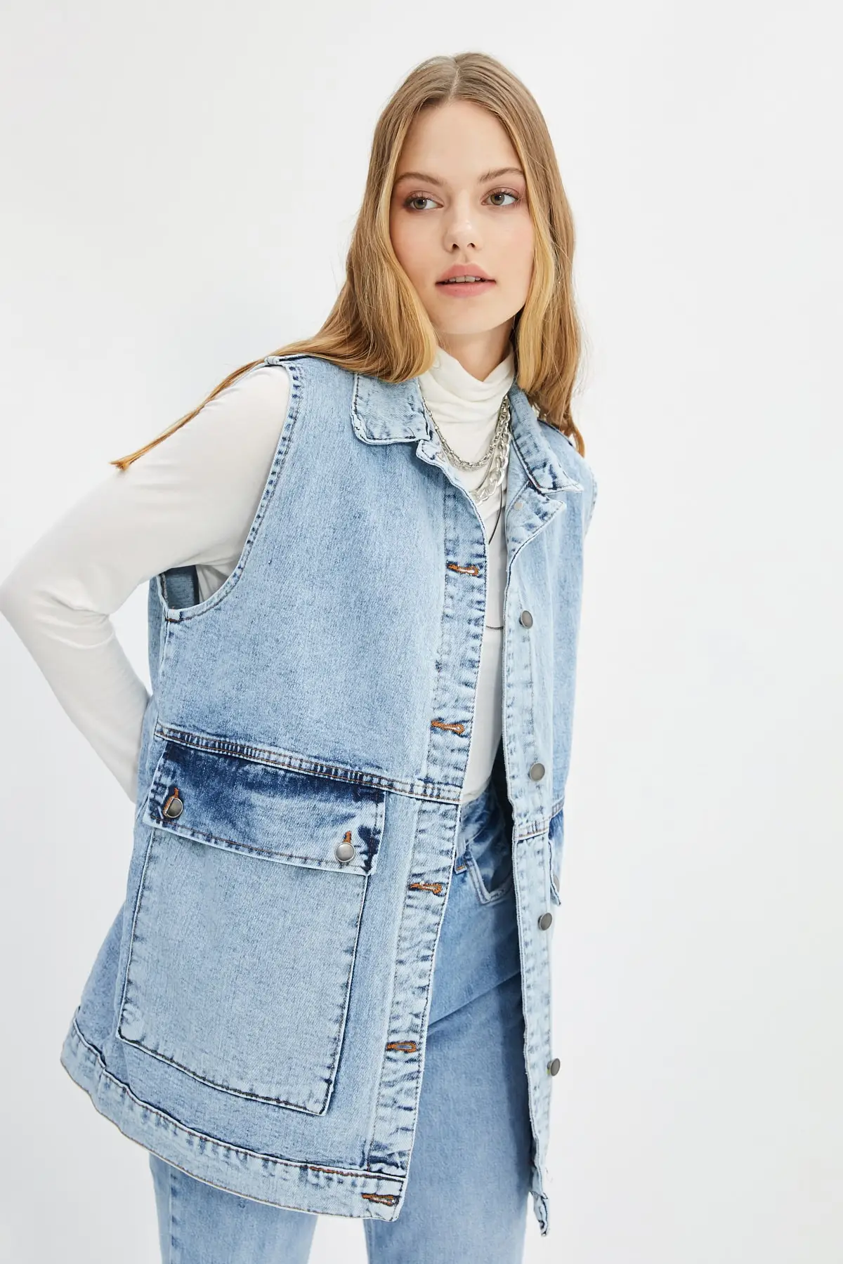 

Trendyol Shirt Collar Jacket TCTAW22CK0006