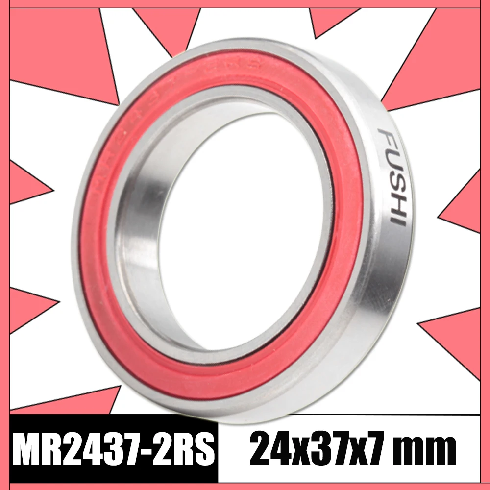 MR2437-2RS подшипник 24*37*7 мм (1 шт.) ABEC-3 MR 24377 RS велосипедный кронштейн BB90 нижний 24 37 7 керамические шарики подшипники