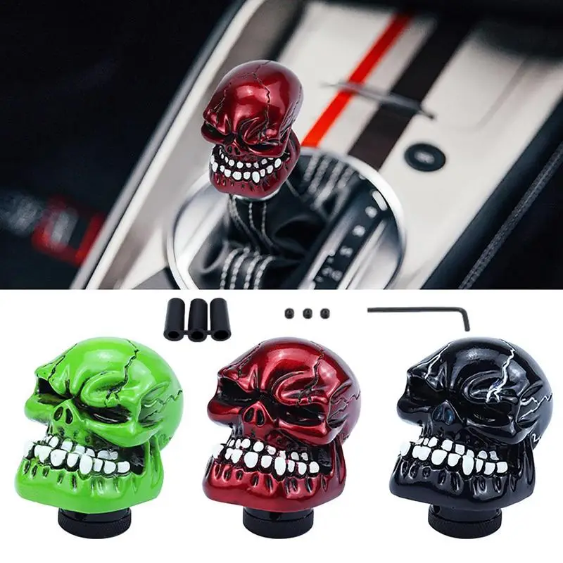 

Universal Car Gear Head Cover Flexible Skeleton Head Gear Shift Knob Auto Shifter Lever Head Covers for Most Manual Vehicles
