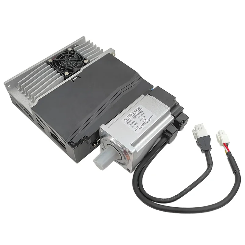 Фото Комплект серводвигателя KS 400W 600W 1.27N 1.9N AC220V с магнитным 17-битным абсолютным энкодером + серводрайвер для ЧПУ-гравера №1
