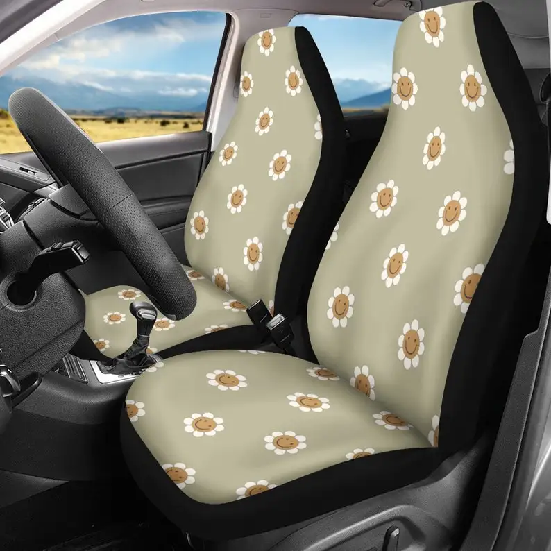 

Boho Car Seat Cover Interior Accessories Fits Most Vehicles Car Seat Cover Flower Cute Seat Cover