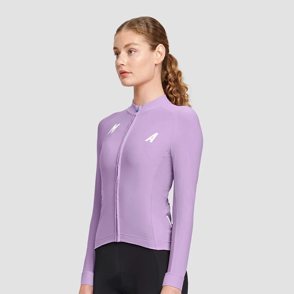 

Футболка MAAP Женская с длинным рукавом, трикотажная спортивная одежда для горного велосипеда, весна