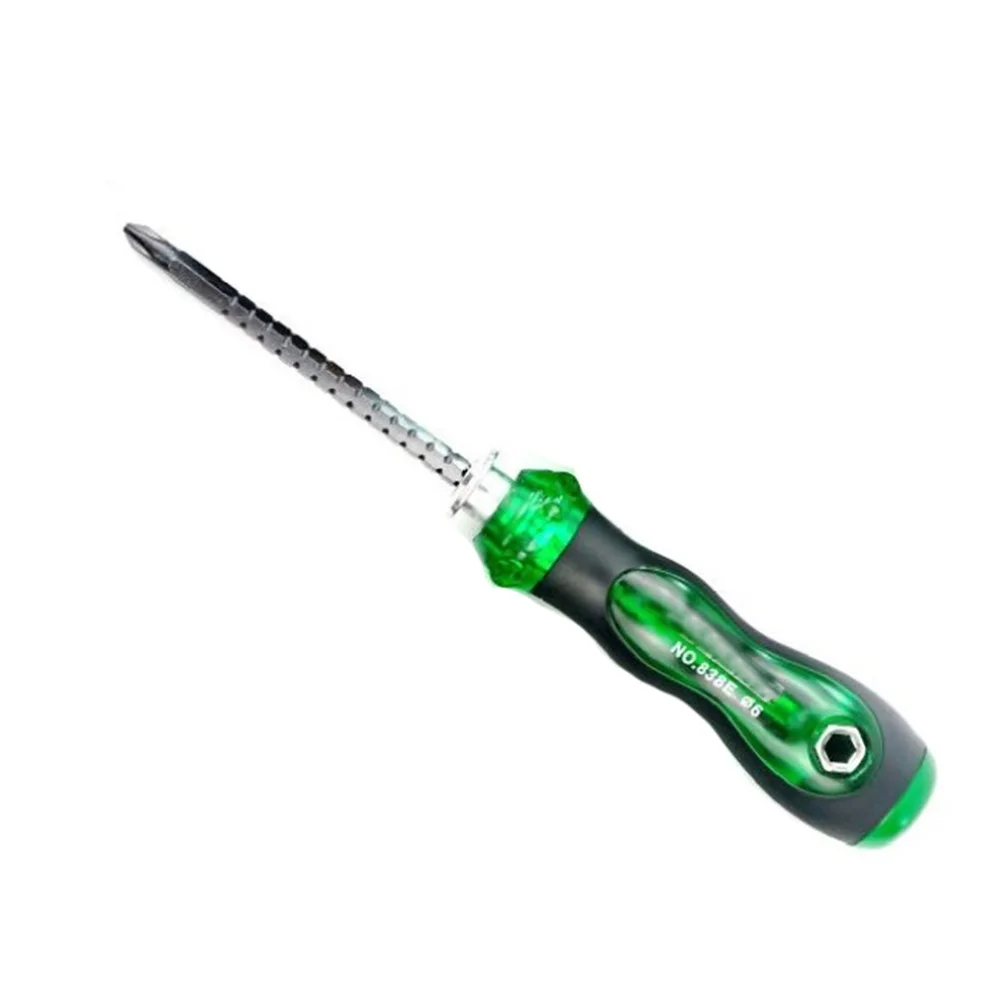 

Magnetic Double Head Slotted Cross Screwdriver Retractable Removable SL6/PH2 Adjustable Home Repair Hardware Tool