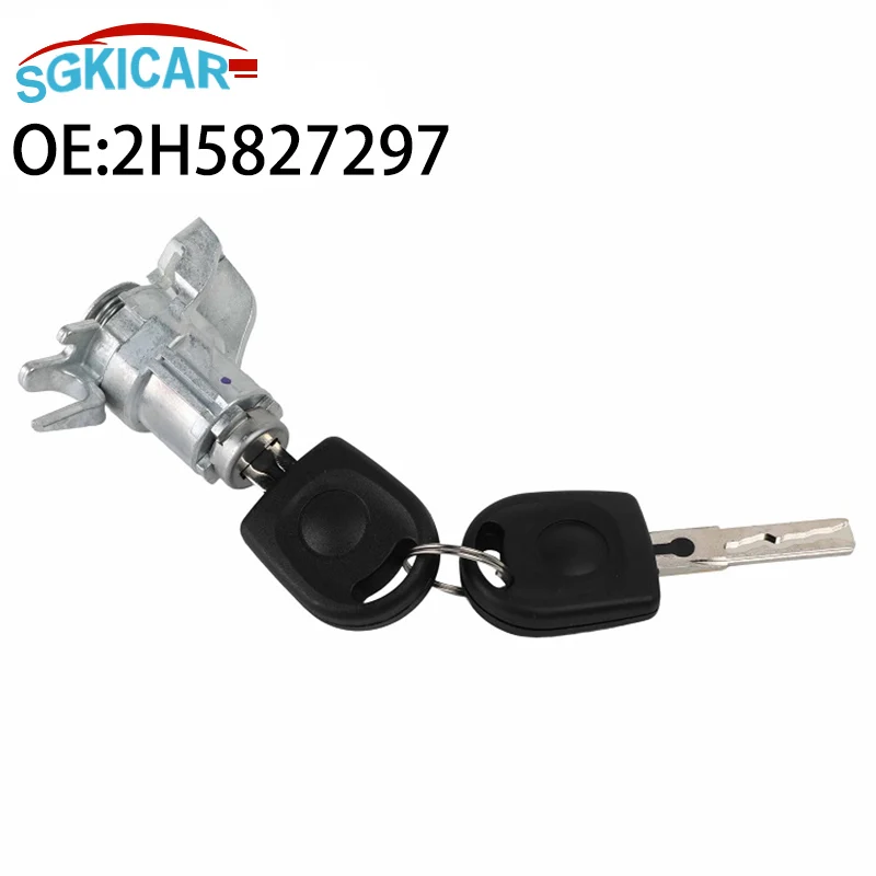 

2H5827297 Автомобильный дверной замок, сердечник зажигания с 2 ключами для VW Amarok 2010-2019