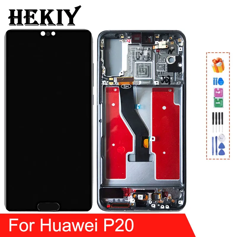 

5.8" Original For Huawei P20 LCD Touch Screen Digitizer Replacement Parts For P20 Display LCD EML-L09C L29C AL00 TL00