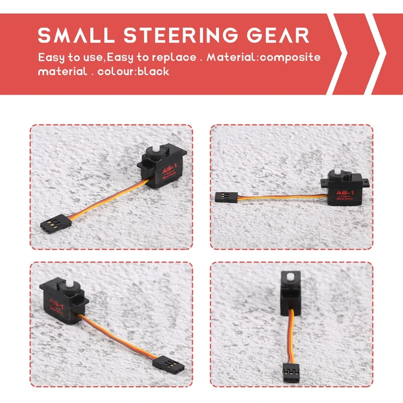 SCX24 AS-1 Mini Servo AXI31619 для 1/24 RC Crawler Axial AXI90081 AXI00002 AXI00001 AXI00005 детали обновления