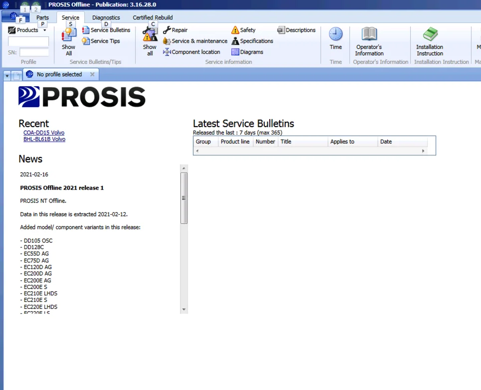 

Construction Equipment PROSIS 3.2021 (Parts+Repair) for Volvo+Multi PCs lnstallation