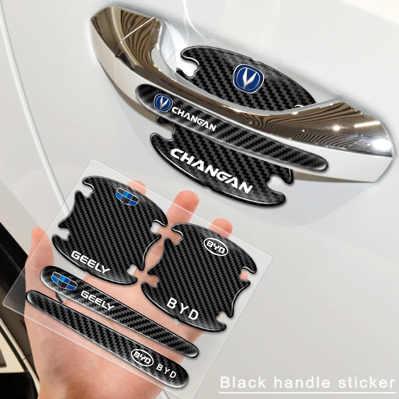 

Car Door Handle Carbon Fiber Protective Sticker for Audi TT Q2 Q3 Q5 Q7 Q8 S1 RS3 RS4 S3 RS5 RS6 RS7 R8 B5 B6 B7 B8 Accessories
