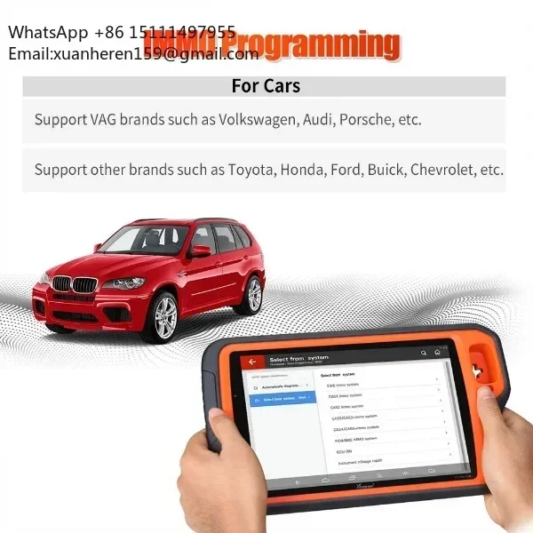 Фото 2025 Xhorse VVDI Key Tool Plus, версия для VAG, 1 год поддержки VAG для VW, Audi, Porsche, программирование иммобилайзеров, включает MQB48-NEC35xx №4