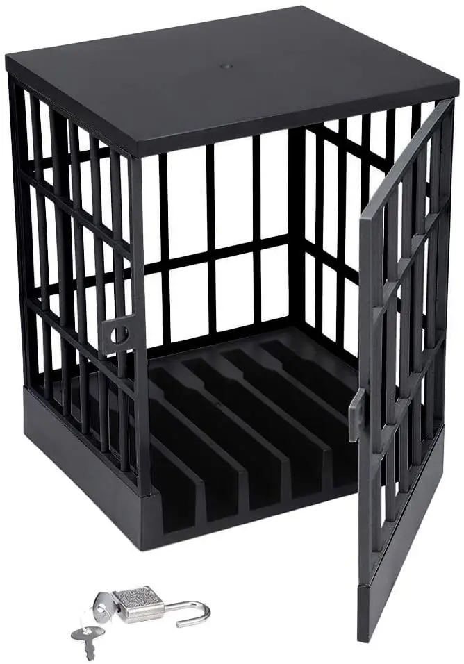 

Graysky Mobile Phone Jail Cell Phones Prison Lock Up Safe Smartphone Stand Holders Classroom Home Table Office Party Storage