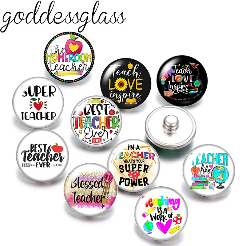 

10 шт., круглые кнопки 12 мм/18 мм для ожерелья, ювелирные изделия