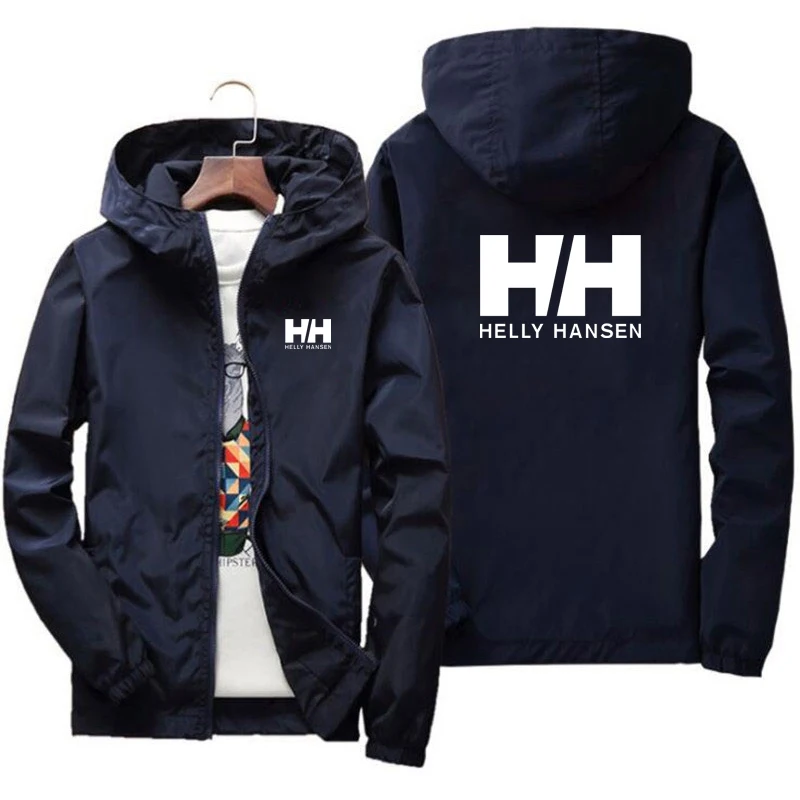 2023 Spring Fall Men Fashion HH Jackets and Coats New Men's Windbreaker Bomber Jacket Men Army Cargo Outdoors Clothes Casual