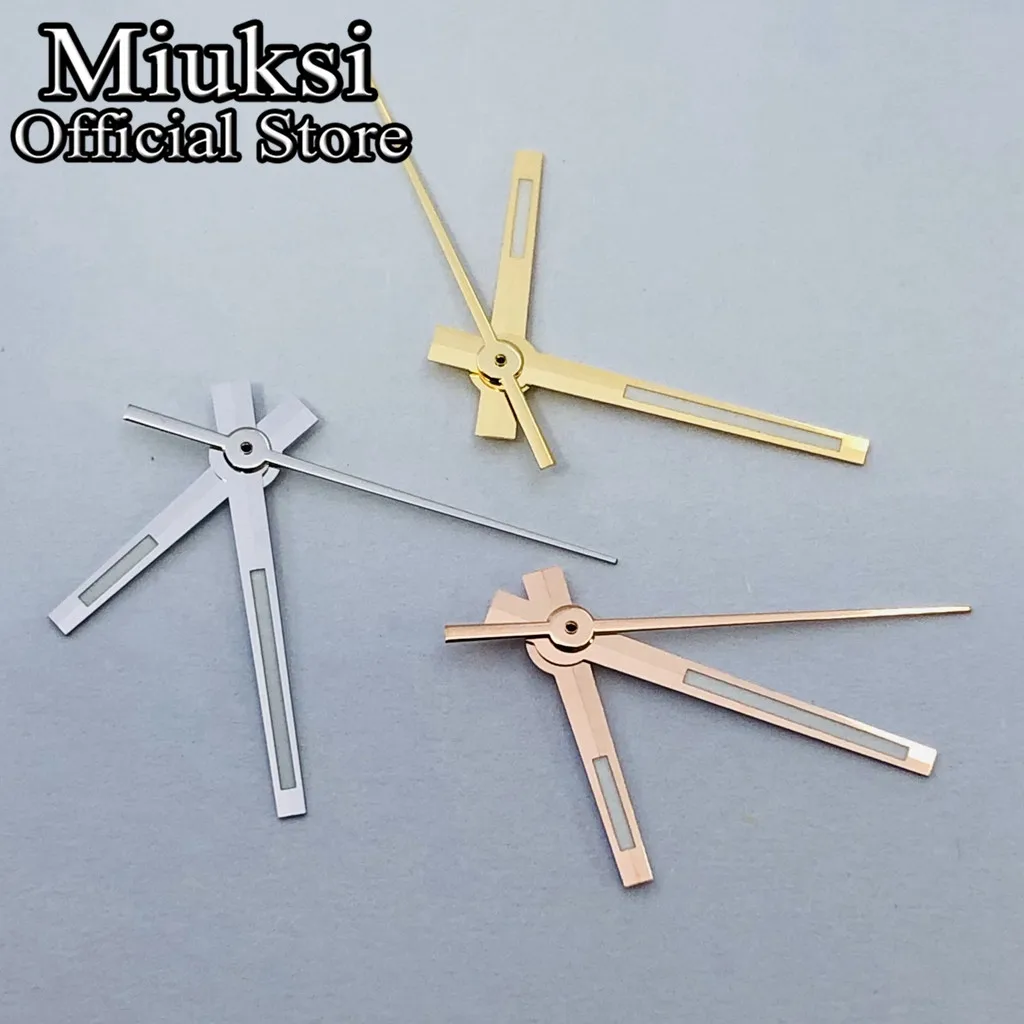 Miuksi серебро розовое золото синий черный красный зеленые светящиеся стрелки