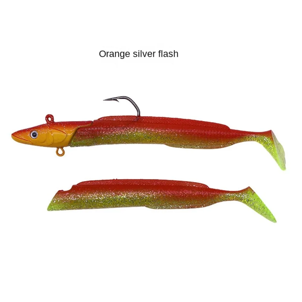 2024 приманка в виде рыбьего угря из углеродистой стали перья скумбрии треска