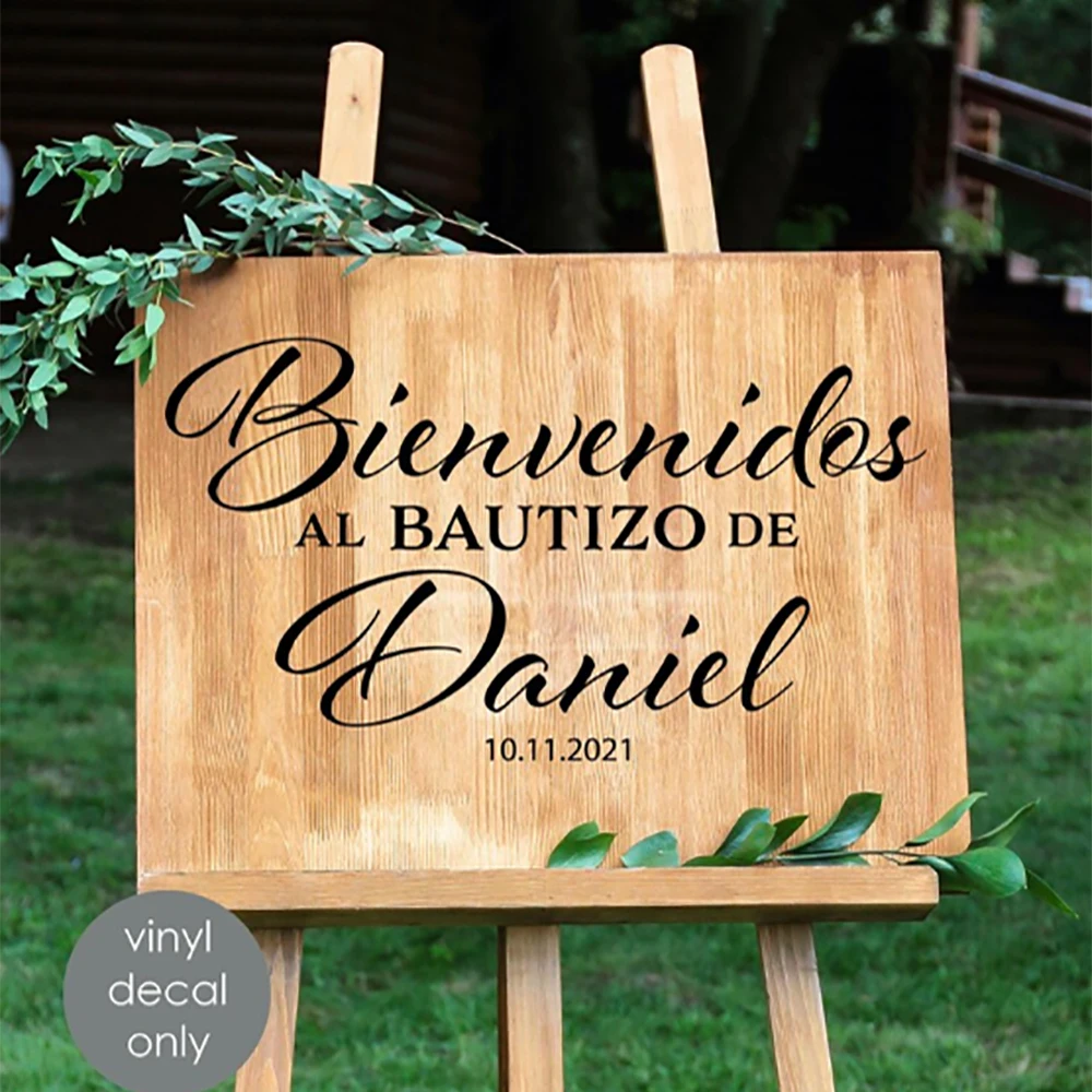 Фото Индивидуальное имя и дата для круглых свадебных наклеек, крутые персонализированные свадебные наклейки с местоположением, съемные S2240 №2