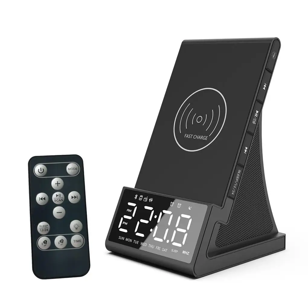

Mini Clock USB Practical Speaker Alarm Smart Clocks Desktop Ornaments