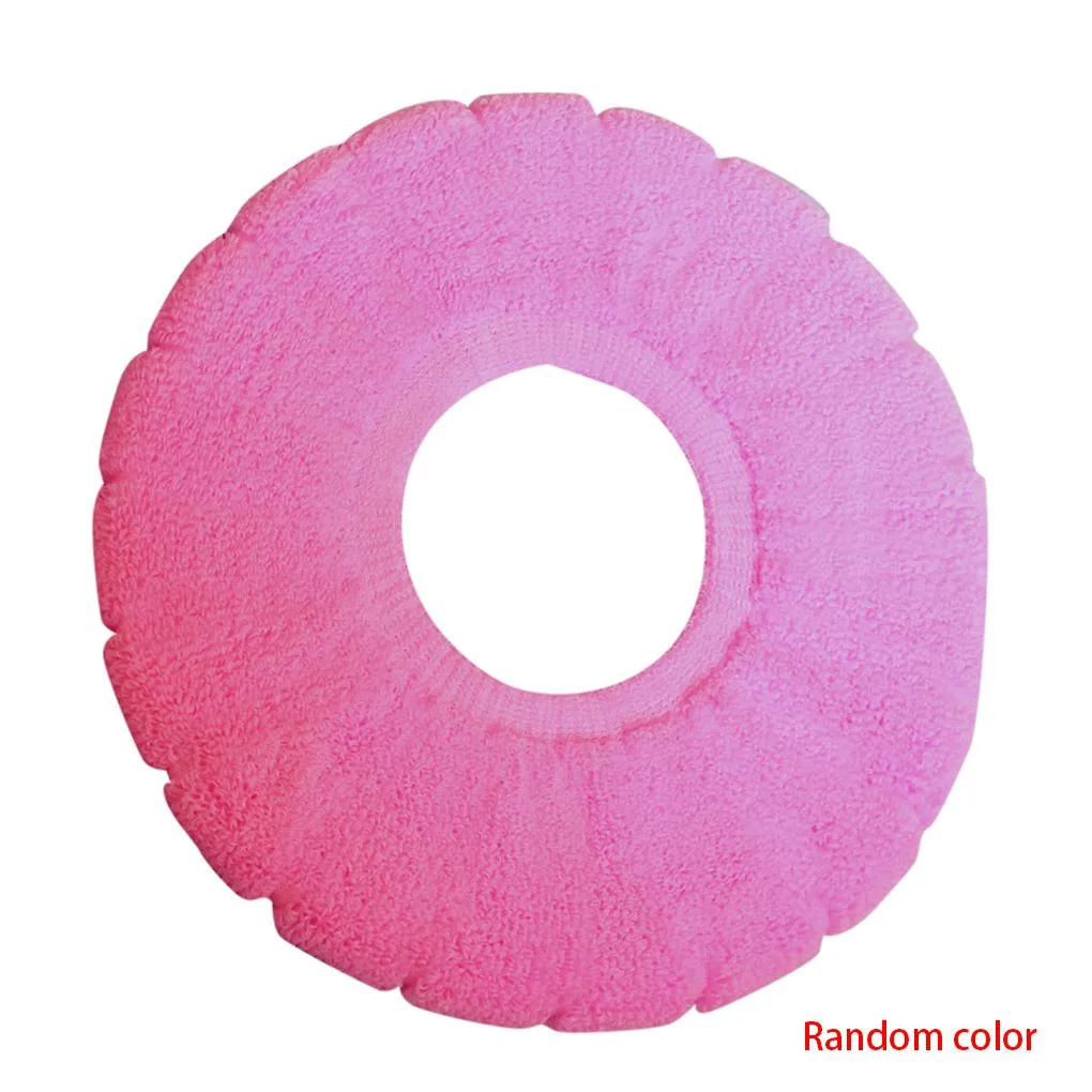 

Теплое сиденье для туалета чехол для подушки для ванной комнаты O-образные удобные аксессуары для ванной комнаты случайный цвет