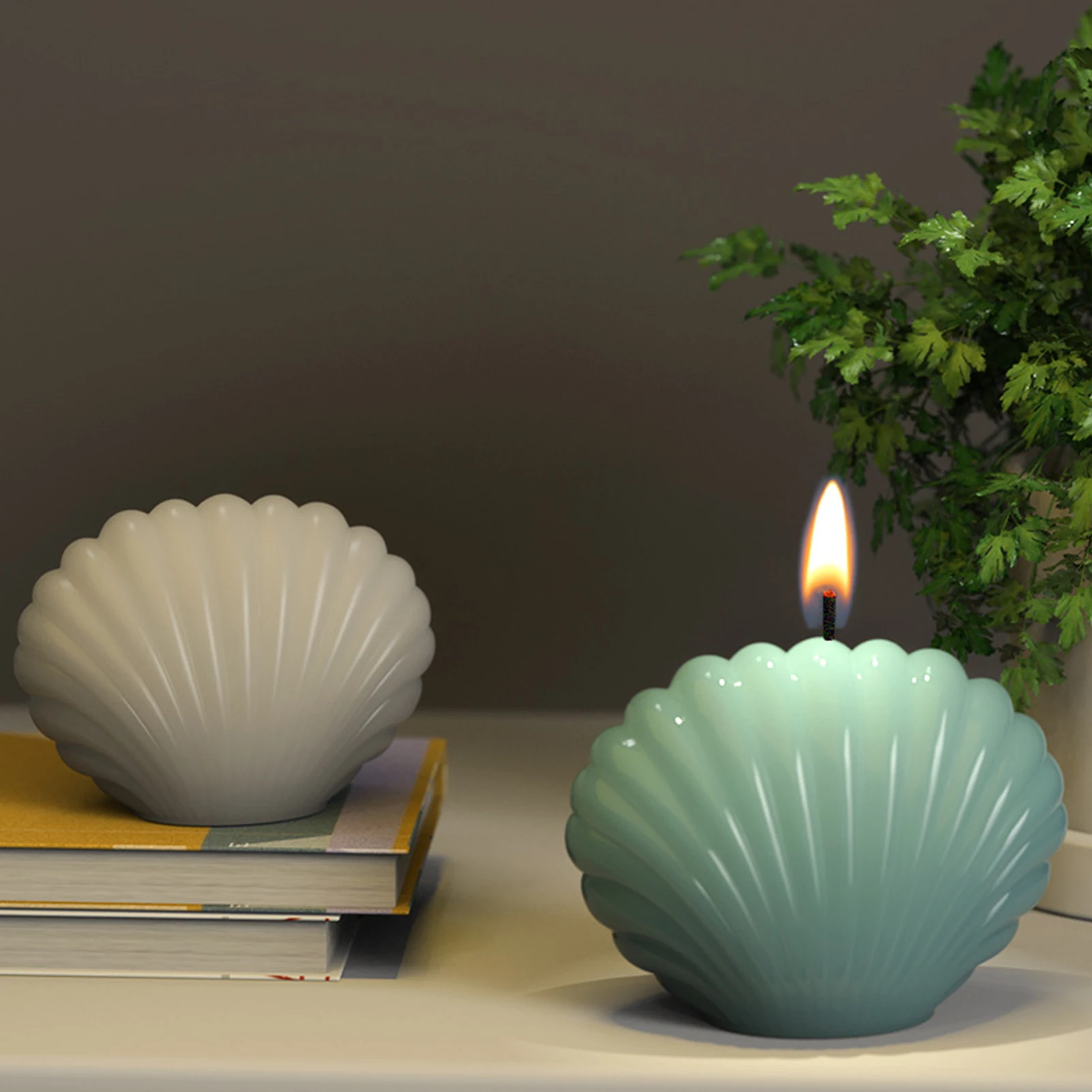 

Candle Molds Silicone 3D Seashell Silicone Candle Molds DIY 3D Seashell Candle Molds Handmade Ornaments Candle Making Supplies