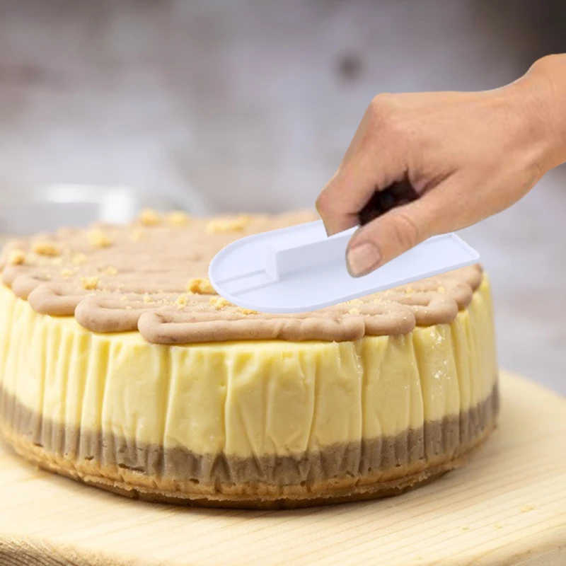 Пластиковый ровный полировщик для тортов инструменты плоские украшения шпатели