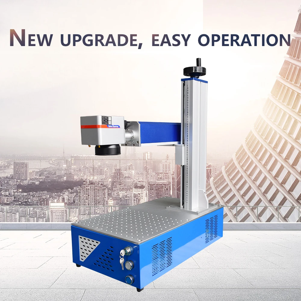 20 Вт 30 50 70 100 Портативная оптоволоконная лазерная маркировочная машина с разумной