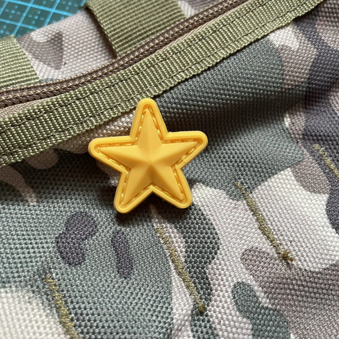 ПВХ пентаграмма стикер мини резиновая звезда значок обувь шляпа аксессуары