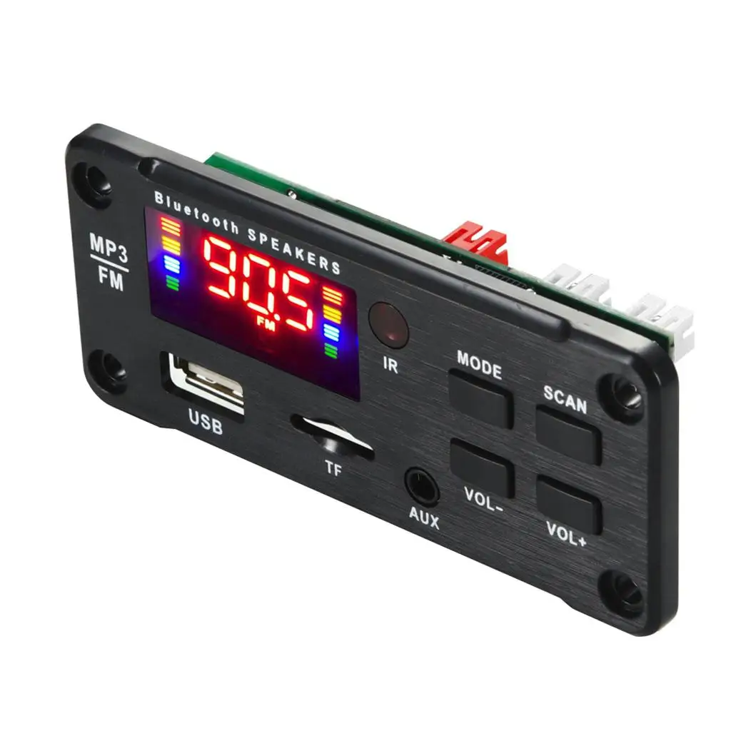 Плата декодера MP3-плеера Bluetooth 5 0 автомобильный FM-радиомодуль для динамиков и