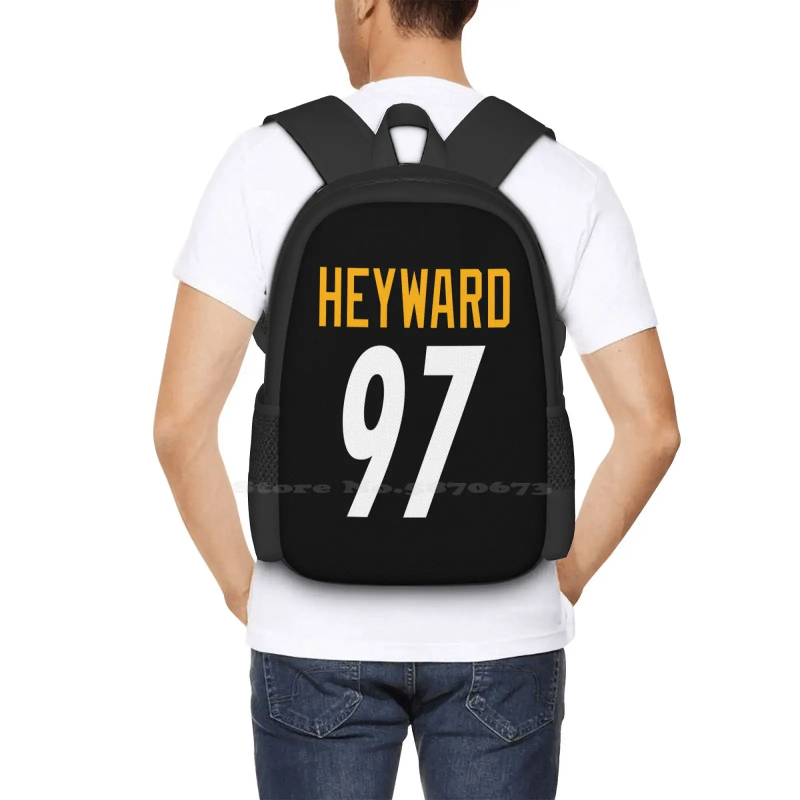 Cam Heyward Джерси № 97 горячая распродажа школьный рюкзак модные сумки